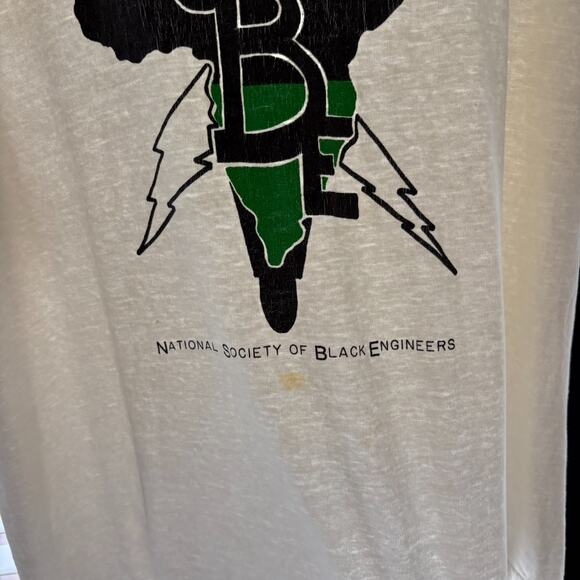 Vintage National Society Of Black Engineers T-Shirt NSBE Men's Size XL RARE WORN - Picture 2 of 11
